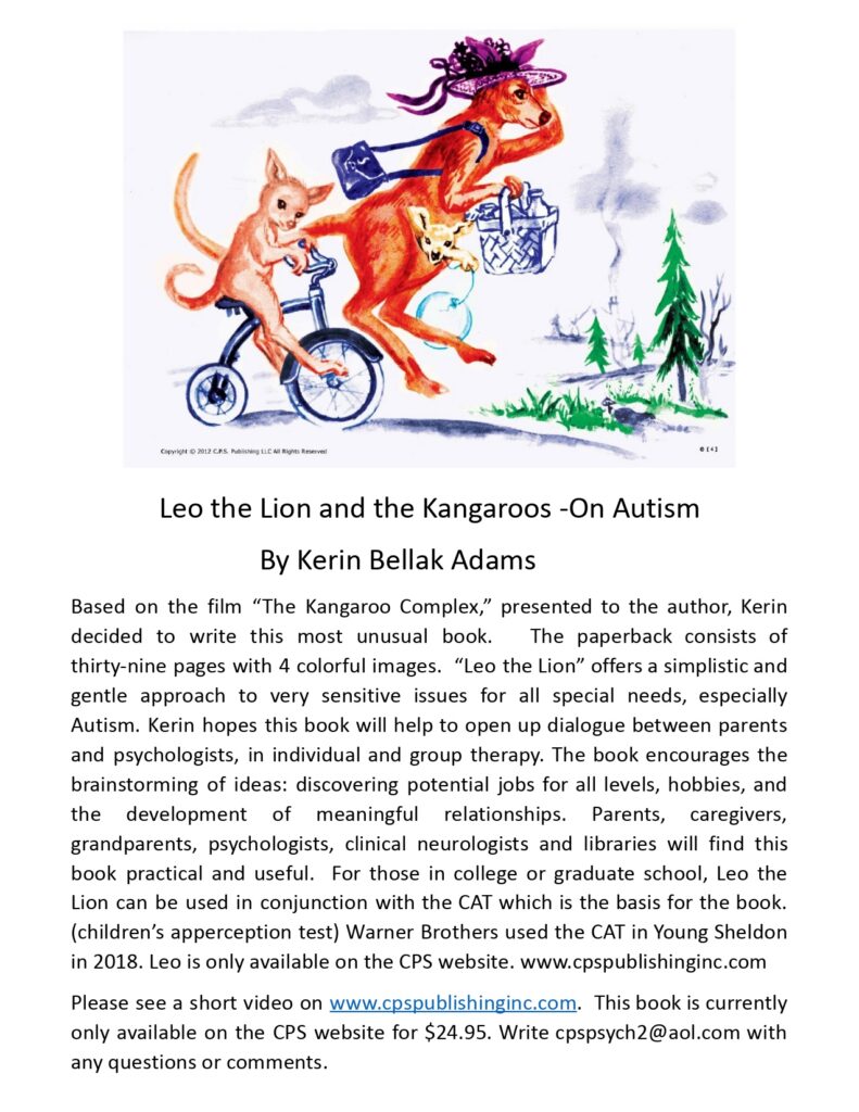 Leo the Lion and the Kangaroos -On Autism